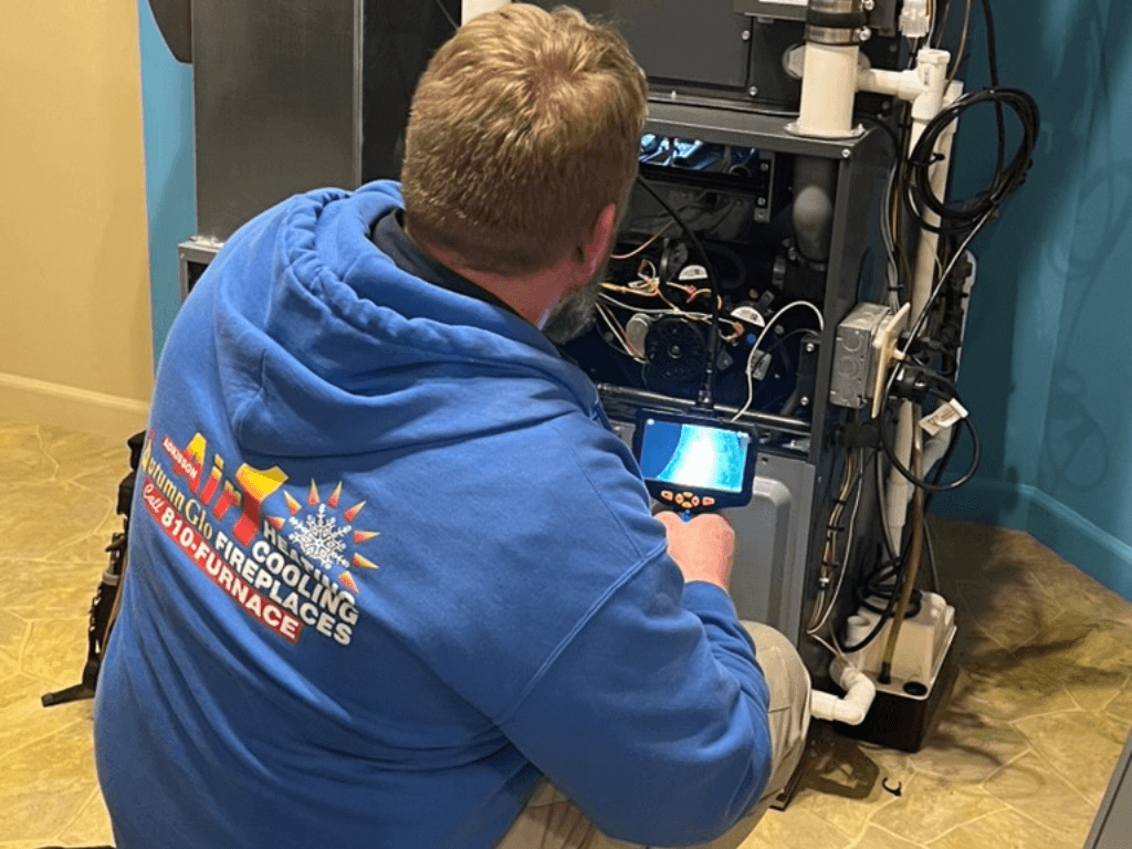 Furnace repair service providing fast diagnostics in Fenton MI home