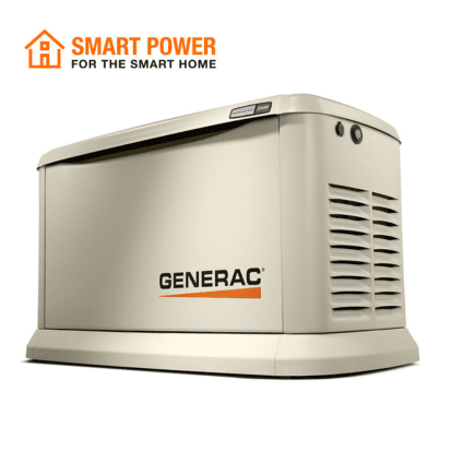 A home standby generac generator installation in holly