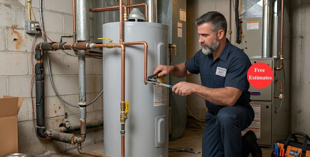 Water Heater Installation Holly MI by an Adkisson Air tech